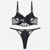 Glossy Mesh Hollow French Underwear Women