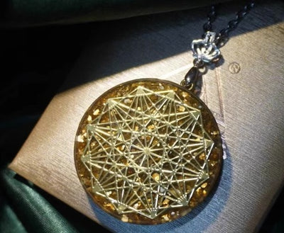 Guardian Stone Lucky Jupiter Character Crystal Necklace