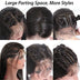 6x4 Density Virgin Human Hair Wigs For Black Women Vietnamese Raw Hair Transparent Lace Front Pre-Plucked Bleached Knots