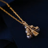 Sea Pearl Necklace Inlaid With Diamonds