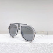 Women's Fashionable Sunshade Large Frame Black Leopard Print Glasses