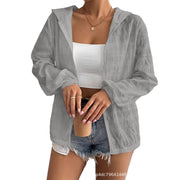 Women's Sun Protection Loose Zip Coat