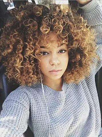 Fashionable chemical short curly hair wig Douson Odeh