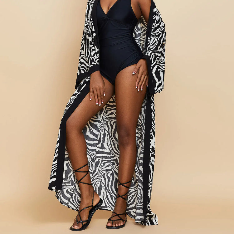 Bikini Swimsuit Outerwear Medium Long Women Douson Odeh