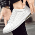 Leather Shoes Breathable Pattern Casual Sneakers Douson Odeh