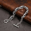 S925 Sterling Silver Punk Skull Bracelet