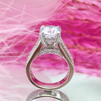 S925 Silver Zircon Women Fashion Ring