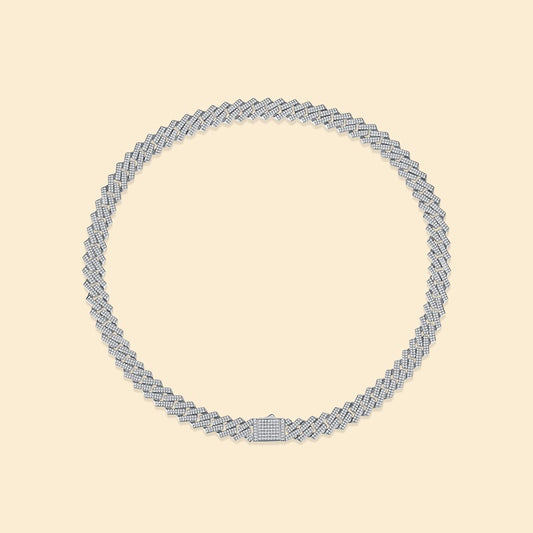 S925 Silver Challenge Necklace For Men