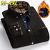 Winter Corduroy Fleece Warm Shirt Men Douson Odeh
