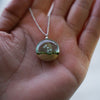 Small Mushroom Log Resin Creative Pendant Necklace
