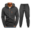 Men's Sport Suit Zipper Cardigan Two-piece Set