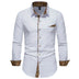 Men's Shirt Color Matching Long Sleeve Clothing Douson Odeh