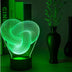 Twist Abstract LED 3D Night Light Touch Control | Colorful Acrylic Mood Lamp