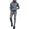 Plus Size Hooded Zip Cardigan Sports Suit