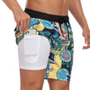 Foreign Trade Casual Shorts Vacation Beach Pants Milk Silk Lining