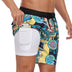 Foreign Trade Casual Shorts Vacation Beach Pants Milk Silk Lining