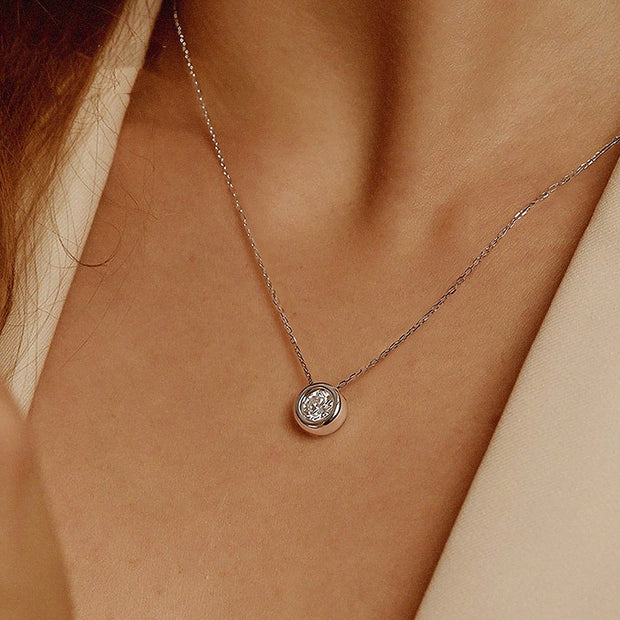 Women's Light Luxury High-grade Inlaid Pendant Necklace