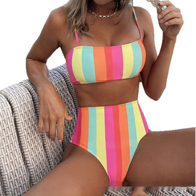 Printed Sexy Split Bikini Swimsuit For Women