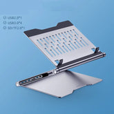 Lapstop Stand With 8-in-1 Docking Station Douson Odeh