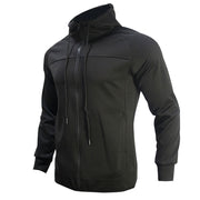 Hooded Autumn Jacket Sports Casual Suit Men