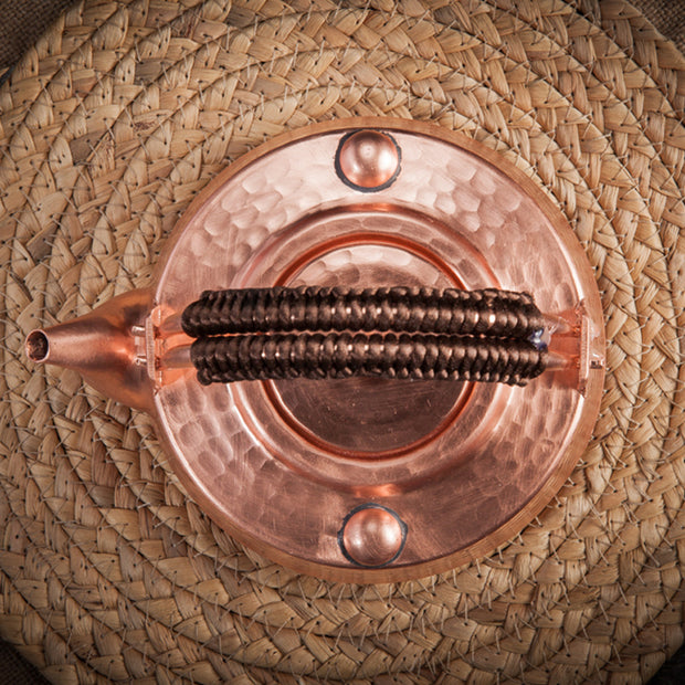 Handmade Thickened Copper Kettle Retro Copper Kettle Purple Copper Teapot