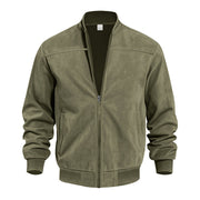 Men's Casual Plus Size Suede Zipper Men's Jacket