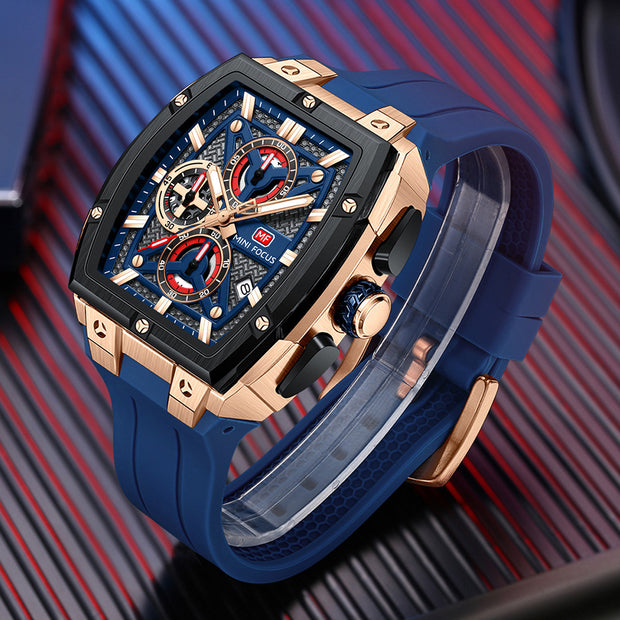 Watch Men's Arc Mirror Multi-layer Hollow