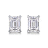 Sink Into Luxury Fashion Diamond Earrings Studs Set With Mosan Diamond Silver Ornaments