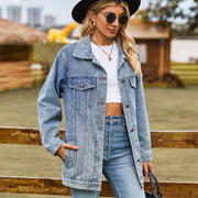 Versatile Classic Retro Classic Loose Denim Jacket Top
