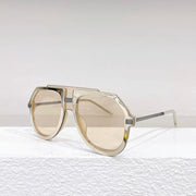 Women's Fashionable Sunshade Large Frame Black Leopard Print Glasses