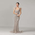 High-end Handmade Beaded Gown Long Skirt