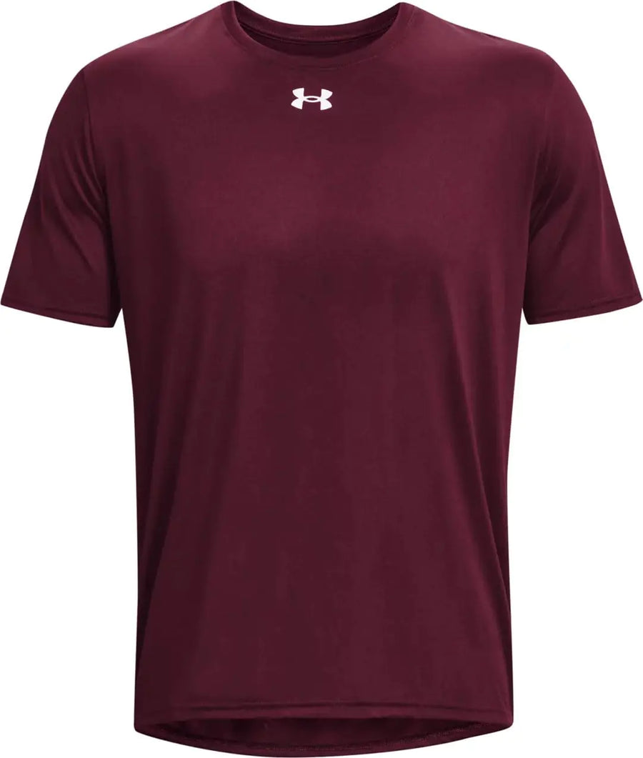 Under Armour Mens Team Tech Loose Cardinal Short Sleeve Shirt L