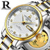 Genuine Rui edge watches men's automatic mechanical watches business men's watch luminous hollow water-proof fine steel Douson Odeh