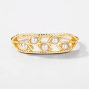 Women's Fashion Personality Shell Pearl Ring