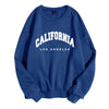 Womens Hoodies Long Sleeve Graphic California Letters Print