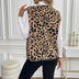 Leopard Print Cardigan Outerwear Top