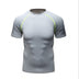 Tight Fitting Men's Fitness Suit Short Sleeved