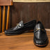 Business Casual Men's Woven Loafers Leather Shoes Men's Shoes Douson Odeh