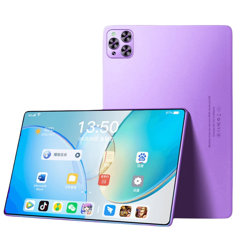 10.1 Inch Tablet Pc 4GB RAM Android 12.0 Tablet PC MTK6762 Processor ROM 4G Network For Business Education Gaming PC