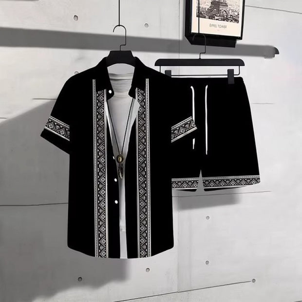 Men's Fashion Personality 3D Digital Printing Suit