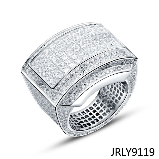 Women's Fashion Zircon Silver Ring