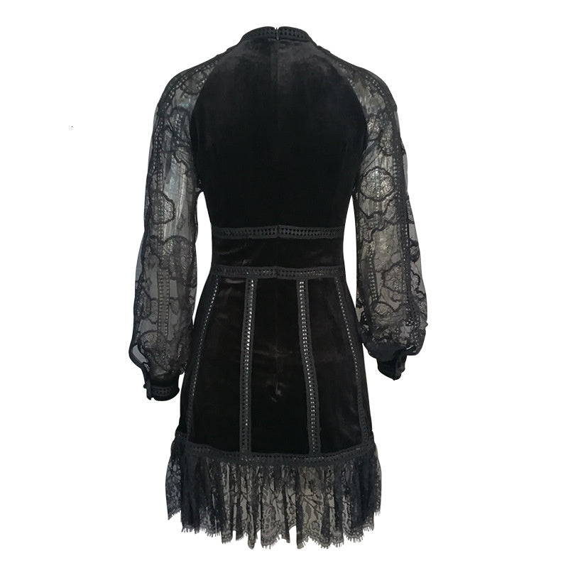 Beaded Sheer Dress