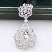 Light Luxury 925 Silver Shell Bead Pendant Necklace