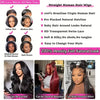 Pre-Cut Wavy Layered Human Hair Wig
