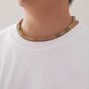 8mm Wide Colorful Circle Tennis Necklace