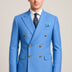 European And American Men's Suit Two-piece Double-breasted Wedding Party Singer Costume