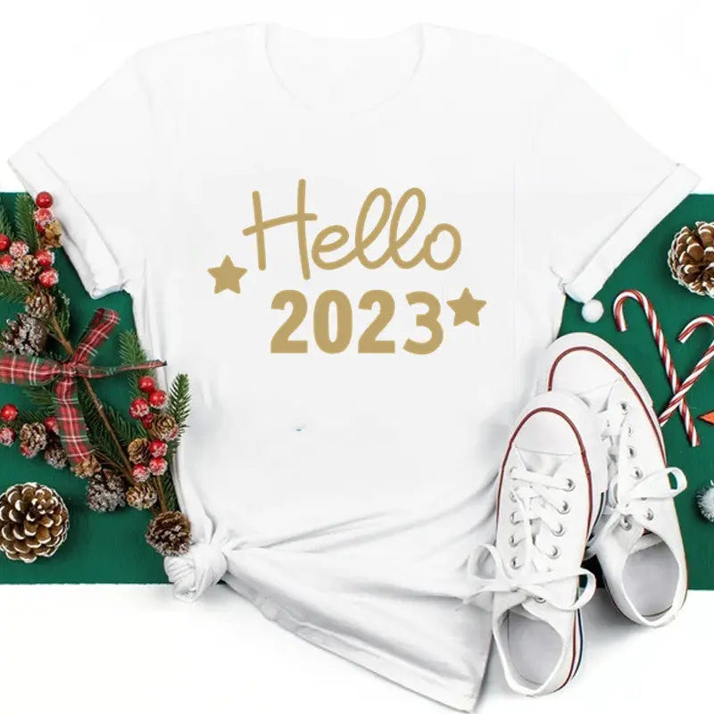 Printed Annual Party Short Sleeve T-shirt Tops For Men And Women Douson Odeh