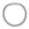 Big Box Jewelry Buckle Cuban Chain Full Zircon Hip Hop Men's Necklace