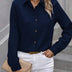Women Casual Solid Color Long Sleeve Blouse Women Shirt,Long Sleeve Tops Douson Odeh