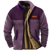 Men's Cotton Clothes Fleece Padded Coat
